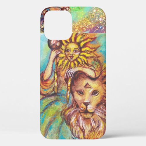 TAROTS OF THE LOST SHADOWS  THE SUN And Lion iPhone 12 Case