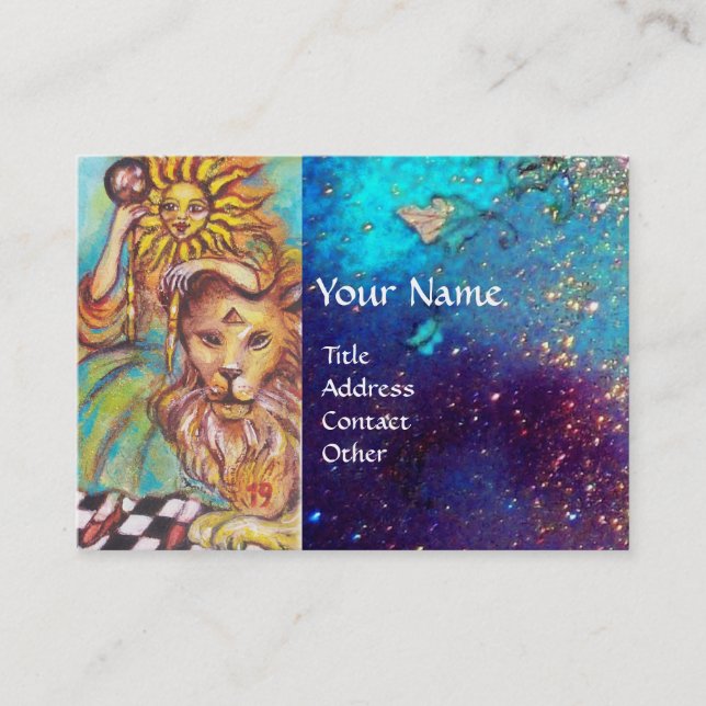 TAROTS OF THE LOST SHADOWS / THE SUN BUSINESS CARD (Front)