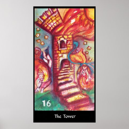 TAROTS OF THE LOST SHADOWS The Tower Poster