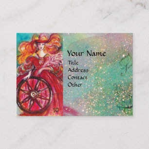 TAROTS OF THE LOST SHADOWS / THE WHEEL OF FORTUNE BUSINESS CARD