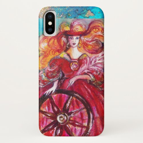 TAROTS OF THE LOST SHADOWS  THE  WHEEL OF FORTUNE iPhone X CASE