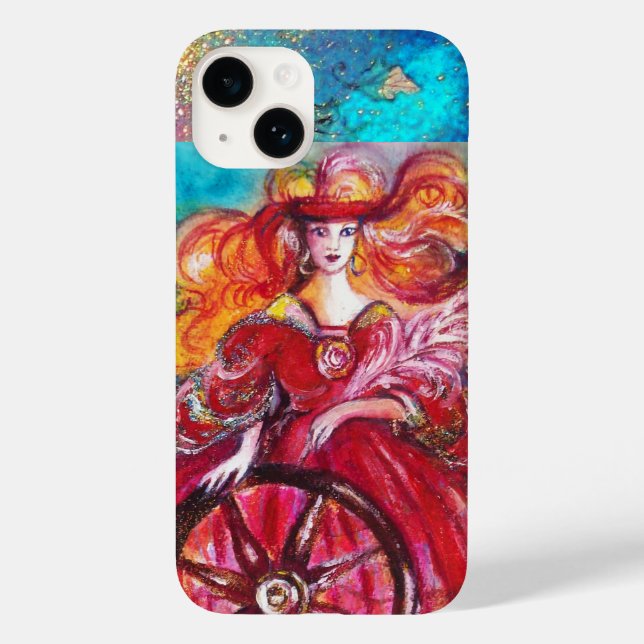 TAROTS OF THE LOST SHADOWS / THE  WHEEL OF FORTUNE Case-Mate iPhone CASE (Back)