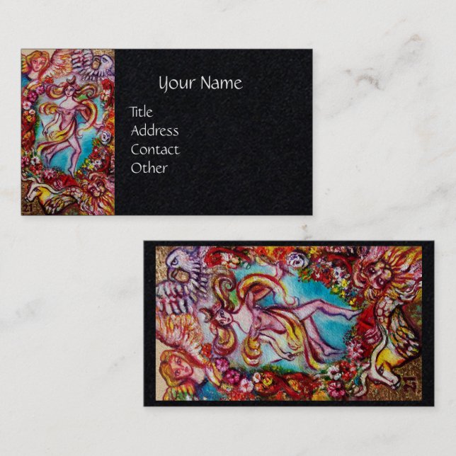 TAROTS OF THE LOST SHADOWS The World Business Card (Front/Back)