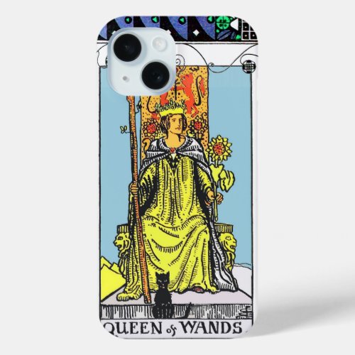 TAROTS QUEEN OF WANDS iPhone 15 CASE