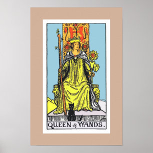 TAROTS/ QUEEN OF WANDS POSTER