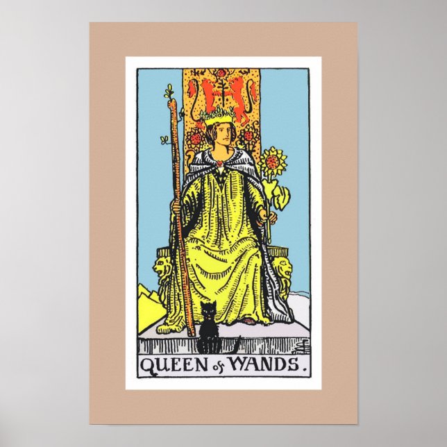 TAROTS/ QUEEN OF WANDS POSTER (Front)