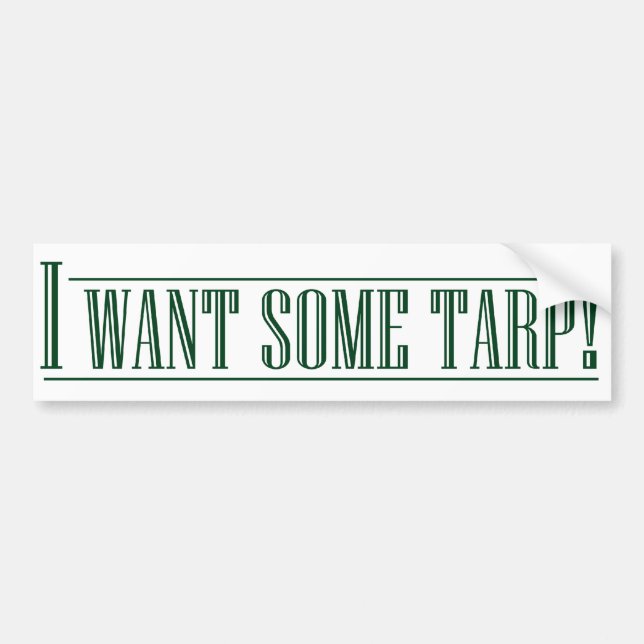tarp1 bumper sticker (Front)