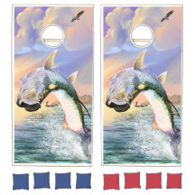 Tarpon Action at Sunset