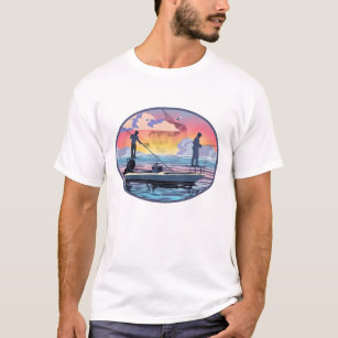 Tarpon fishing at sunrise T-Shirt
