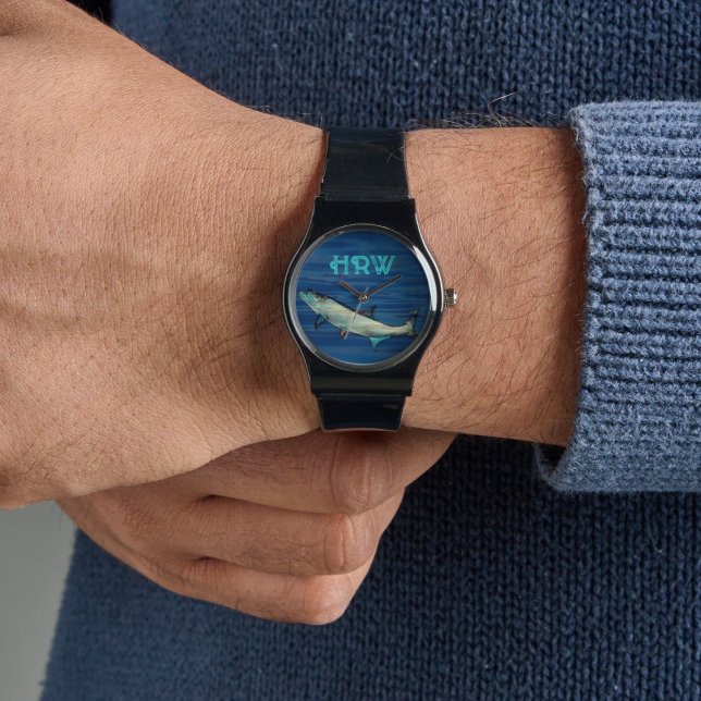 Tarpon Fishing Saltwater Monogrammed Watch (Creator Uploaded)