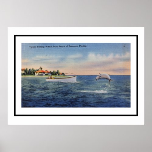 Tarpon Fishing Sarasota Poster