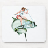 Spending Time Together Fishing Mousepad