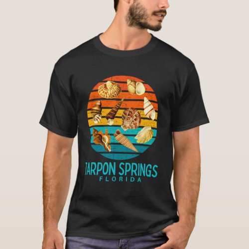 Tarpon Springs Florida Beach Shells Novelty T_Shirt