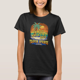 Tarpon Springs Florida Family Vacation 2022 Beach T-Shirt
