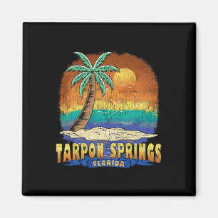 Tarpon Springs Florida Vintage Distressed Souvenir Magnet