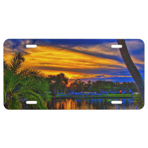 Tarpon Springs scenic photograph License Plate