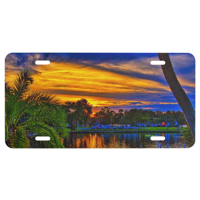 Tarpon Springs scenic photograph License Plate (Front)
