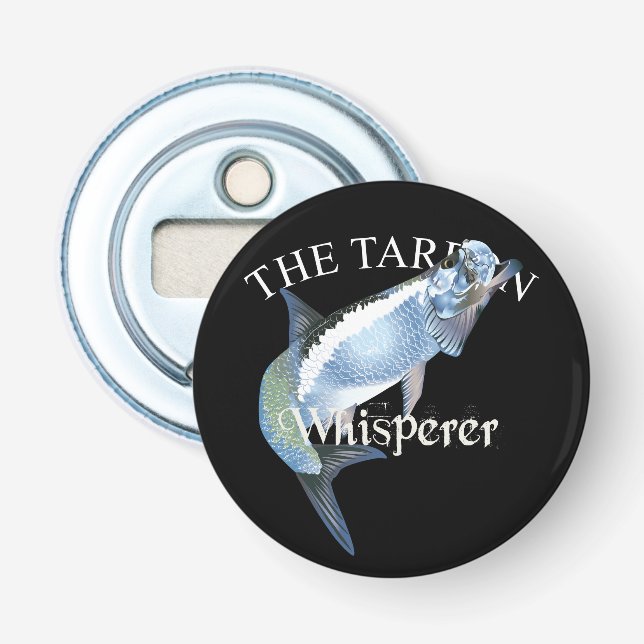 Tarpon Whisperer Dark Bottle Opener (Front)