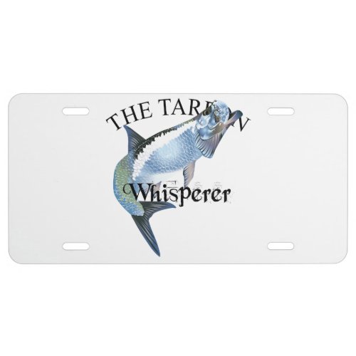 Tarpon Whisperer Light License Plate