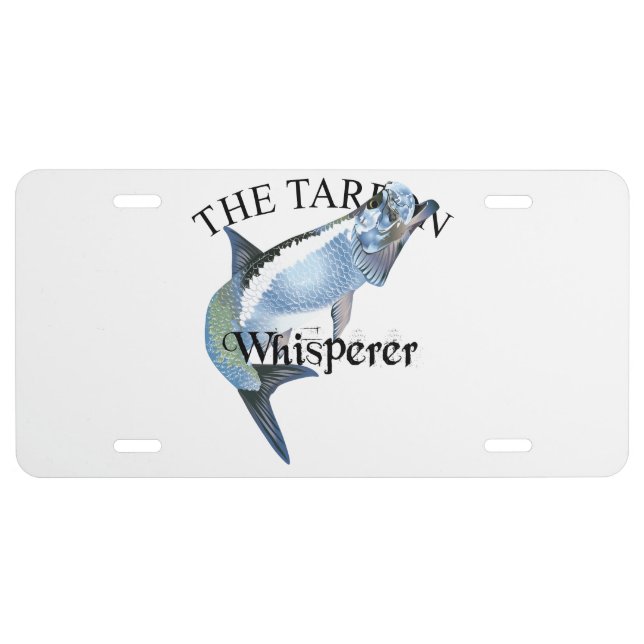 Tarpon Whisperer Light License Plate (Front)