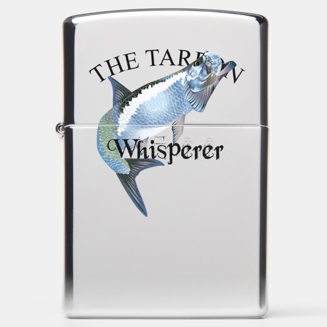 Tarpon Whisperer Light Zippo Lighter (Front)