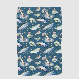 Tarpons Everywhere Golf Towel