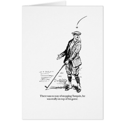 Tarquin and Golf Cards (Front)