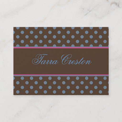 Customizable Tarra style business card template