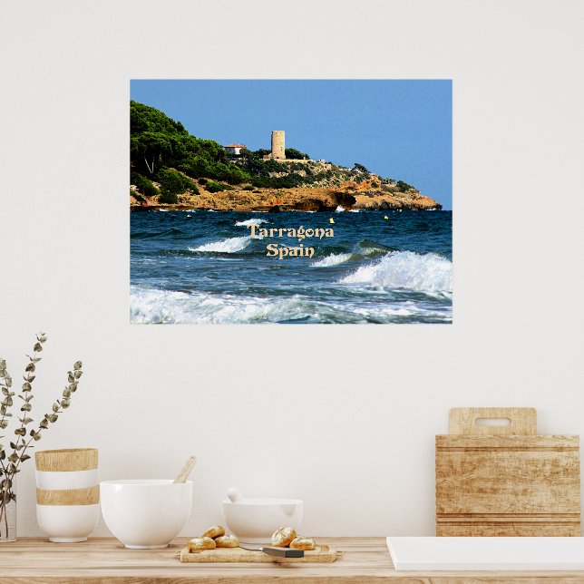 Tarragona, Spain scenic Poster (Kitchen)