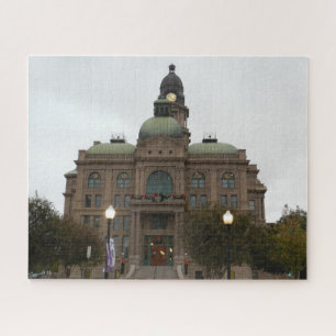 Tarrant County Courthouse Southwest Side N Houston Jigsaw Puzzle