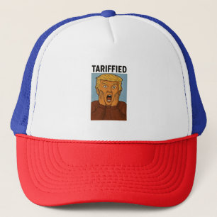 Tarrified Resist I Stand With Penguins Trucker Hat
