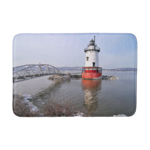 Tarrytown Lighthouse, New York Bath Mat