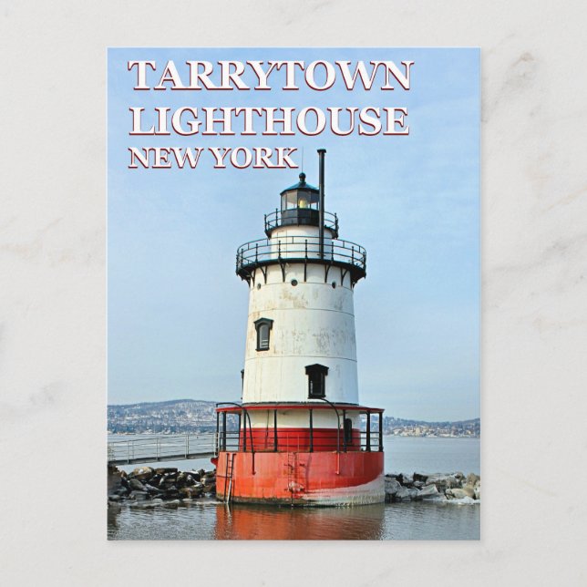 Tarrytown Lighthouse, New York Postcard (Front)