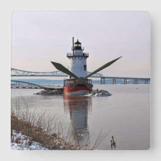 Tarrytown Lighthouse, New York Wall Clock