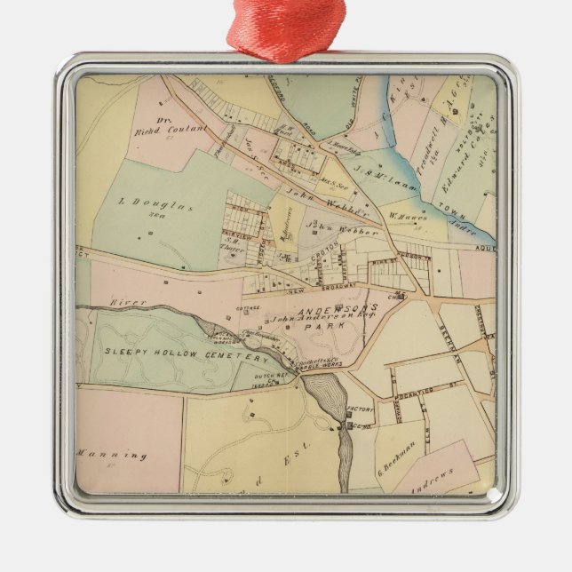 Tarrytown, N Tarrytown, New York Metal Ornament (Front)