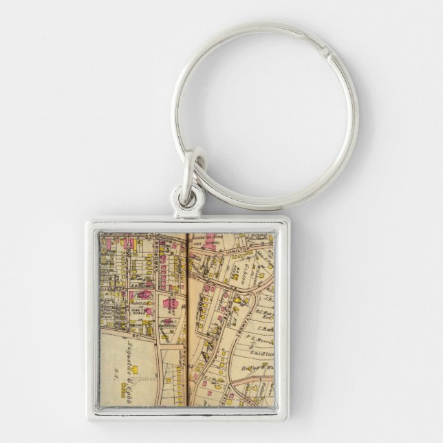 Tarrytown, New York 4 Keychain (Front)