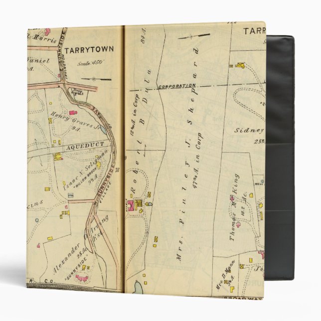 Tarrytown, New York 6 3 Ring Binder (Front/Inside)
