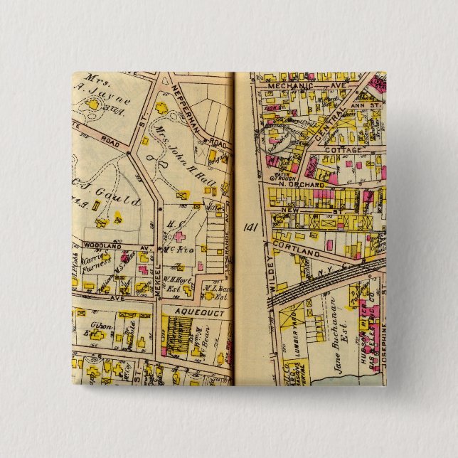 Tarrytown, New York 7 Button (Front)