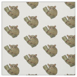 Tarsier cartoon illustration fabric