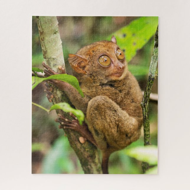 Tarsier Monkey Wildlife Jigsaw Puzzle (Vertical)