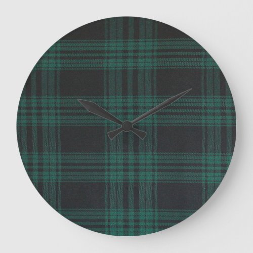 Tartan Acrylic Wall Clock