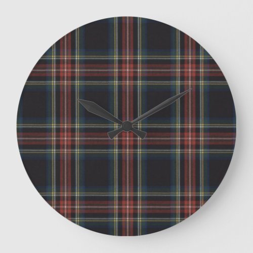 Tartan Acrylic Wall Clock