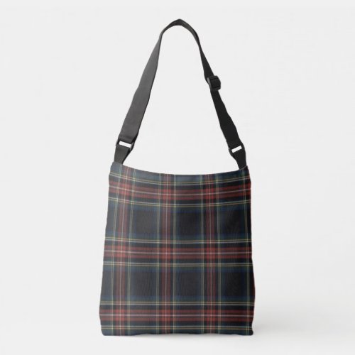 Tartan All_Over_Print Cross Body Bag Medium Crossbody Bag