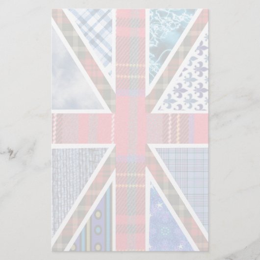 Tartan and Fabric Patterns British Flag paper (Front)