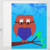 Tartan and Hearts Owl (Front/Back)