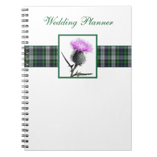 Tartan and Thistle Wedding Planner Notebook