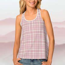 Tartan - Baby Pink-CementWhite-OldFashionedPink