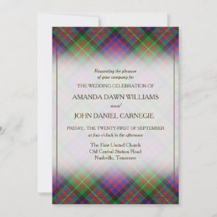 Tartan Beauty Clan Carnegie Scottish Plaid