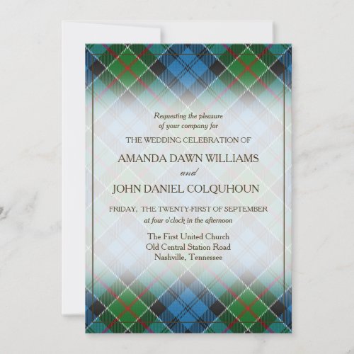 Tartan Beauty Clan Colquhoun Scottish Plaid