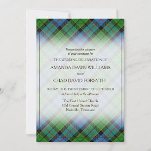 Tartan Beauty Clan Forsyth Scottish Plaid